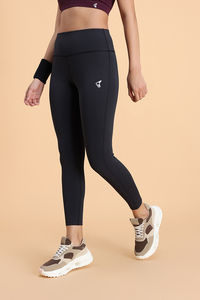Zelocity Quick Dry Gym Leggings - Black Beauty — thumbnail 2